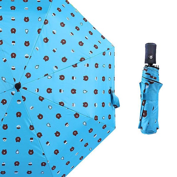 Brown Bear Portable Folding Umbrella