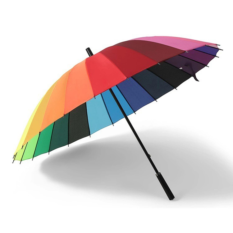 huge rainbow umbrella